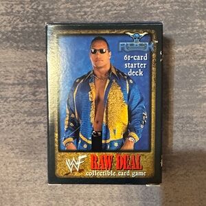 Rare WWF Raw Deal Collectible Card Game from 2000
